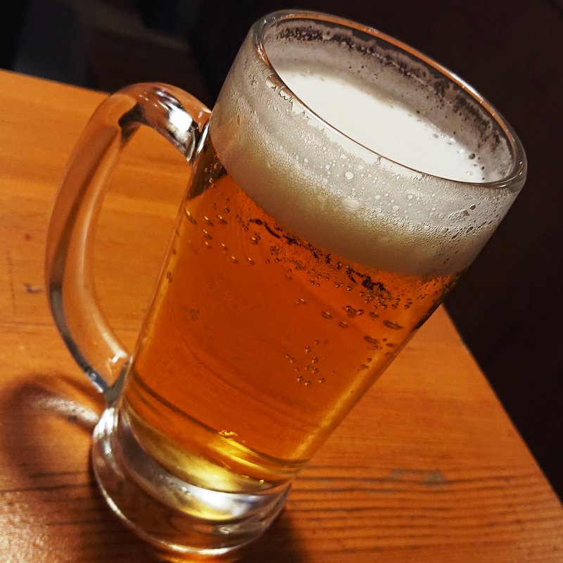 プレミアムモルツ 生(中)(骨付鳥、からあげ、ハイボール がブリチキン。武蔵小杉店)