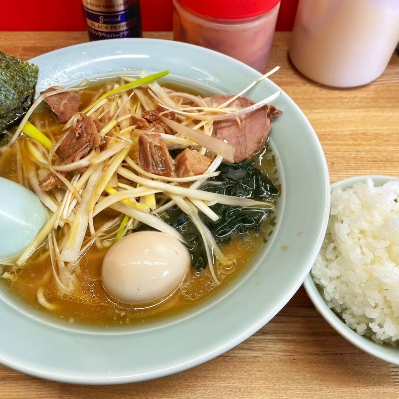 ネギラーメン並(ラーメンショップ 堀切店)