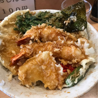 ジャンボ天丼(天丼ふじ)