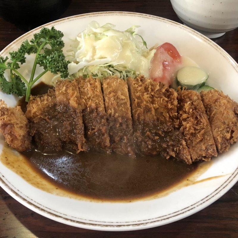 ビーフカツレツ定食(喰いもの屋おおき)