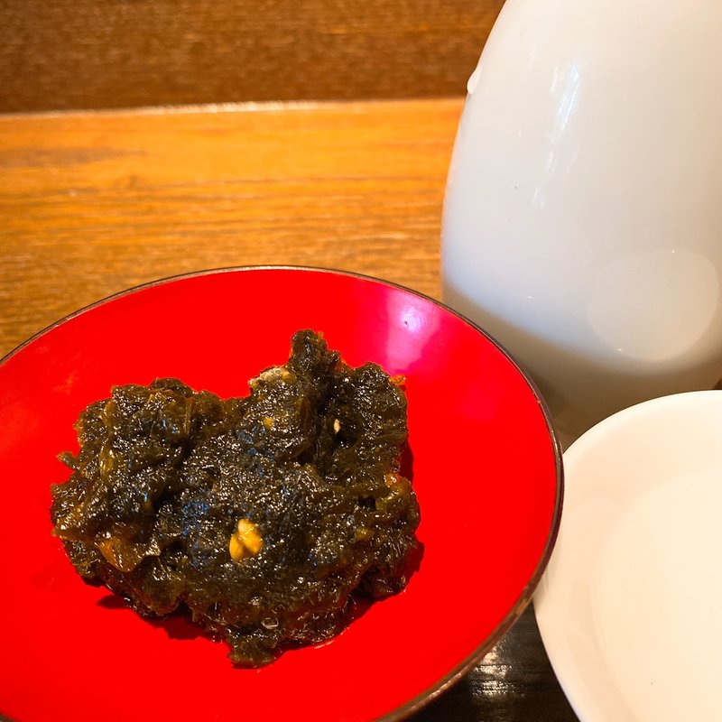 のりとブルーチーズの佃煮(蕎麦と酒処 きくち)