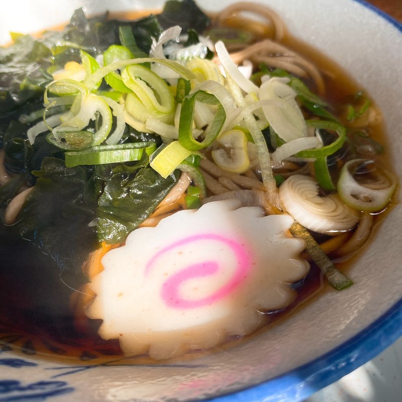 わかめそば(角あき （かどあき）)