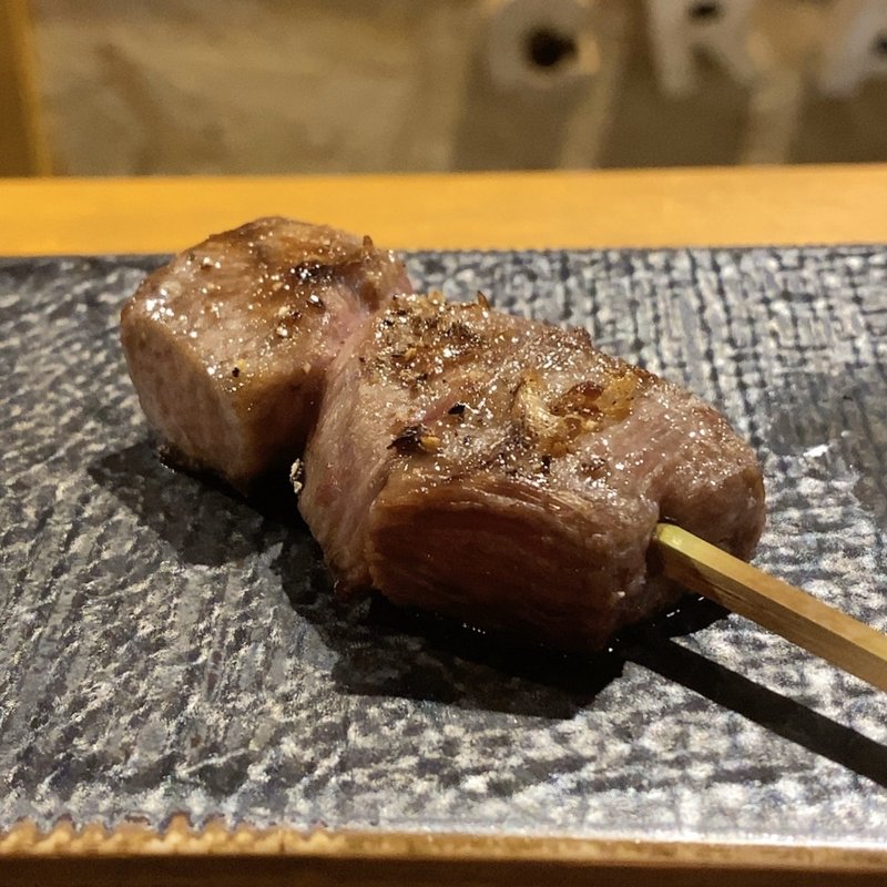 A5飛騨牛 牛タン串(飛騨牛 牛串屋 じゅじゅ)