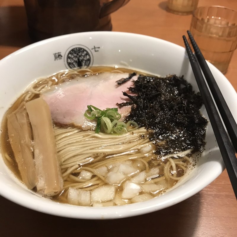煮干魚介ラーメン(らぁ麺 とうひち )