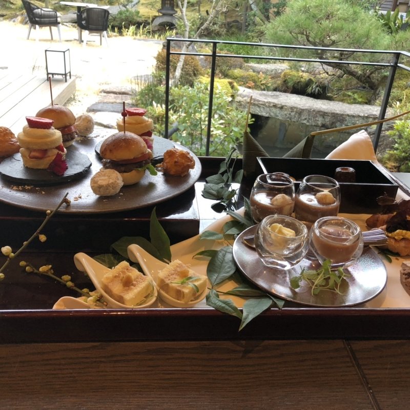 アフタヌーンティー(京料理 京の宿菊水)