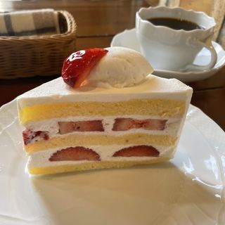 いちごのショートケーキ(カフェ マルゴ （cafe MARUGO）)