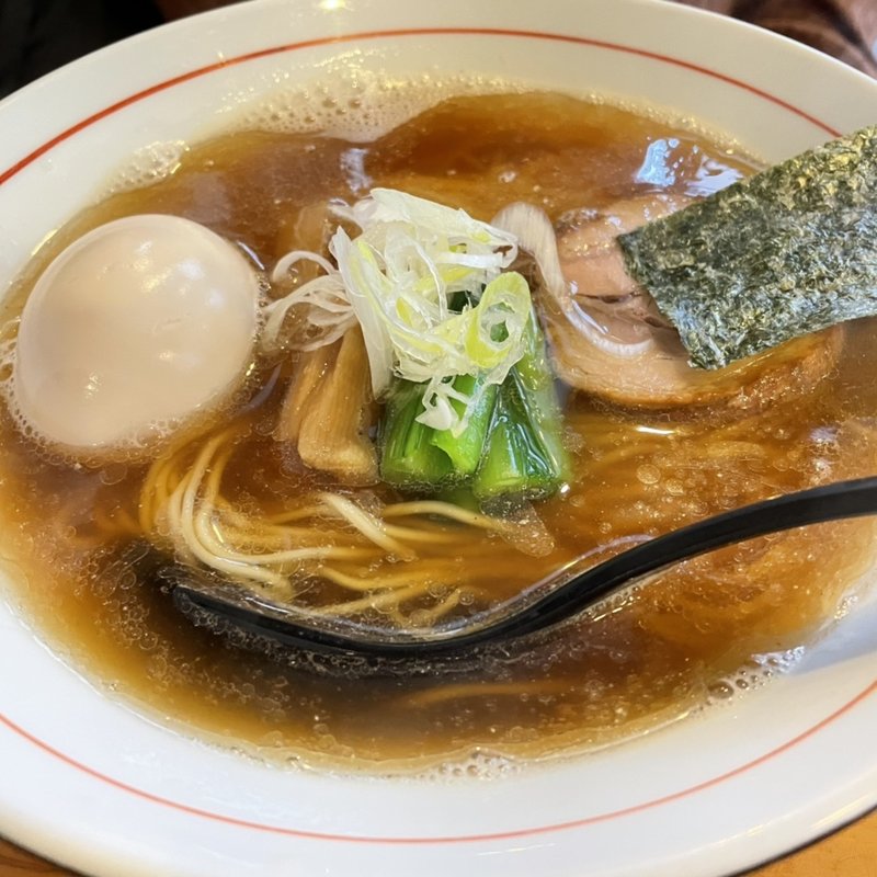 にぼしラーメン(醤油)味玉のせ(麺屋 はちどり)
