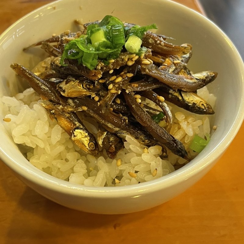 にぼし漬丼(麺屋 はちどり)