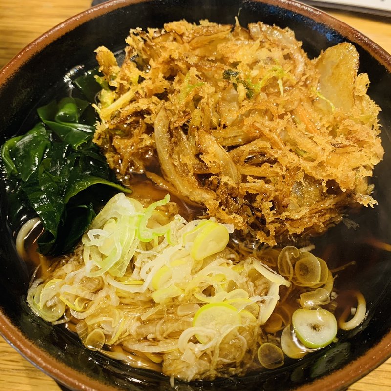 かき揚げそば(一久)