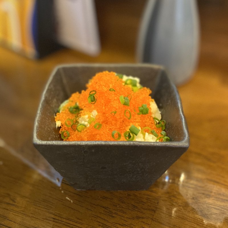 選べる自家製ポテトサラダ(とびっこ)(立呑み 魚椿 金山店)