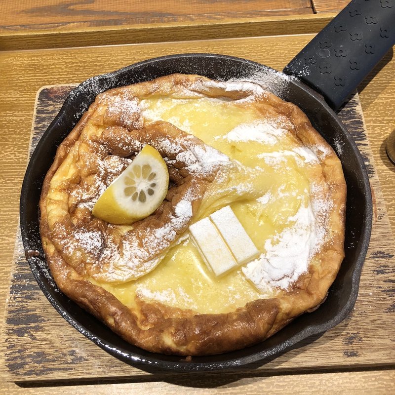 信州ミルクのパンケーキ(上高地あずさ珈琲 加古川店)