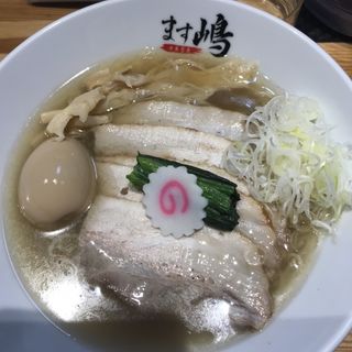 チャーシュー麺+煮卵(ます嶋)