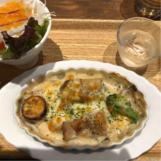 信州ミルクのグラタン(上高地あずさ珈琲 加古川店)