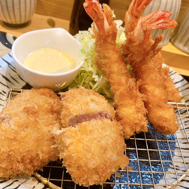 上ロース海老フライ(井のかわず)