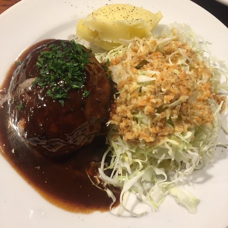 チーズインハンバーグ　ランチ(bird酉男man)