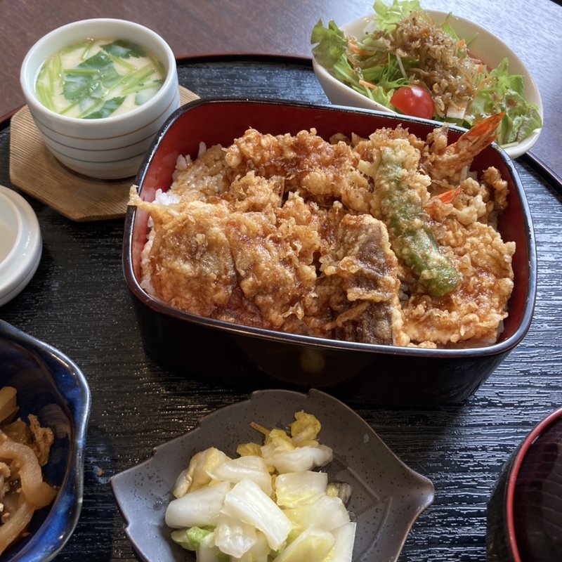 天重セット(旬彩料理 吉粋)