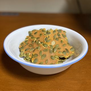 手焼き豆せんべい(かぼちゃ)(月待庵 錦市場（西店）)