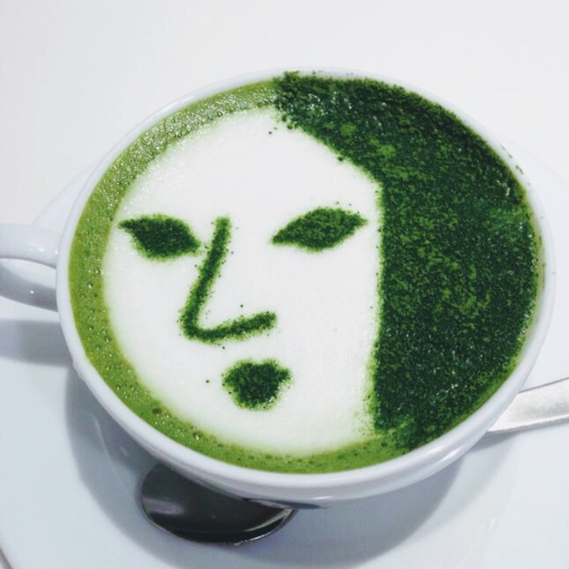 よーじや抹茶カプチーノ(よーじやカフェ 渋谷ヒカリエ ShinQs店)