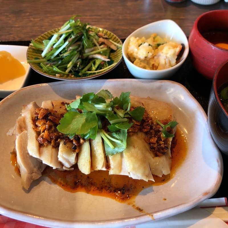 よだれ鶏(地鶏割烹 稲垣)