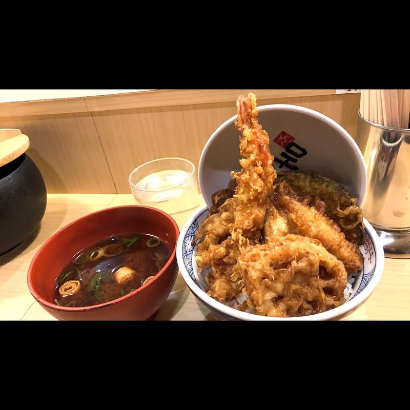天丼海老1本(天麩羅 えびのや 高田馬場店)