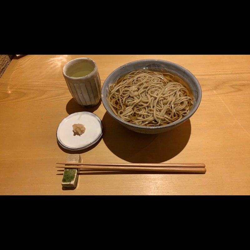 ひやかけ蕎麦(蕎麦 流石(さすが) 本店)