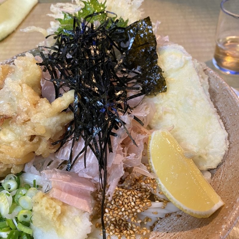 まんまる天ぶっかけ(どとうぜにや)