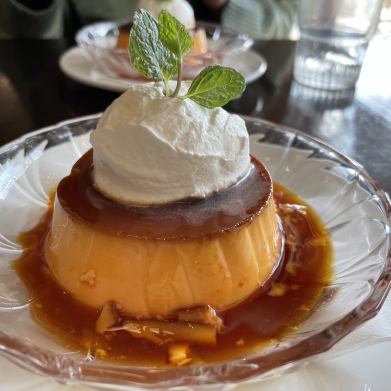 バニラカスタードプリン(カフェ＆パスタ JANTIC)