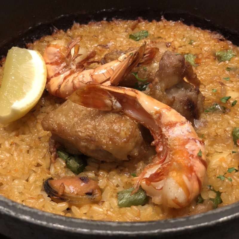 海鮮パエリア(六本木ヒルズイタリアレストラン)