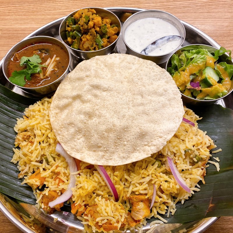 チキンプラオプレート(エリックサウス西天満店)