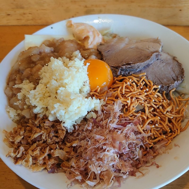 まぜそば(三十郎 下館駅南店)