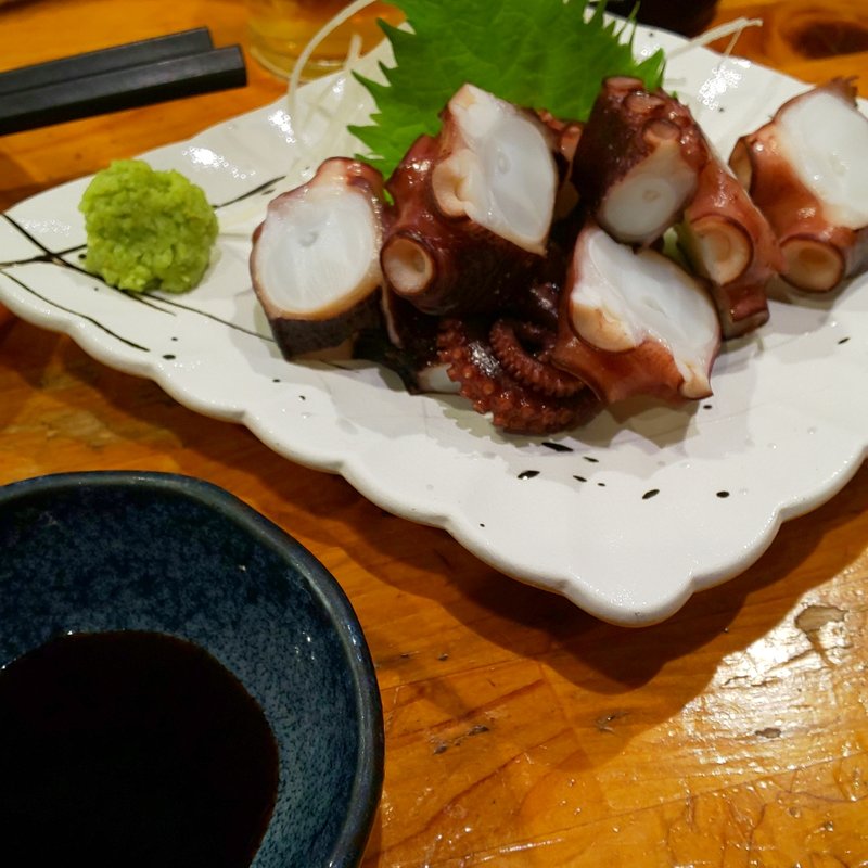 刺身「蒸したこ」(焼肉商店浦島屋 清須はやかわ店)