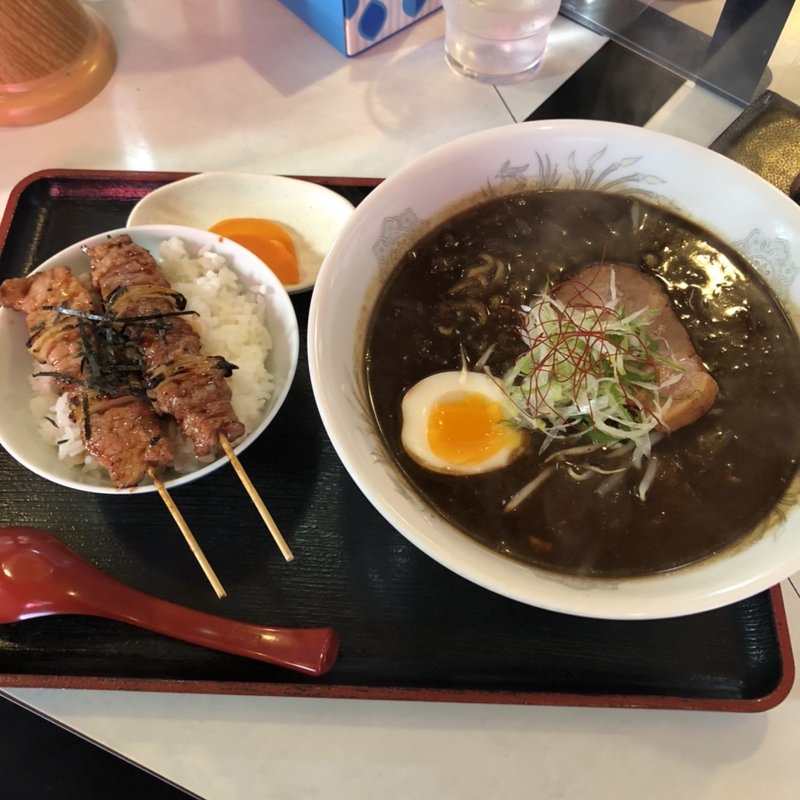 カレーらーめん+ミニやりとり丼(小舟 )