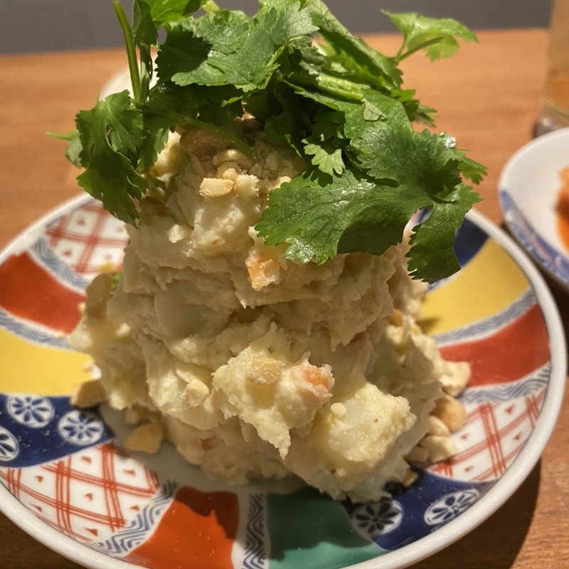 グリーンカレーのポテトサラダ(カラカゼ)