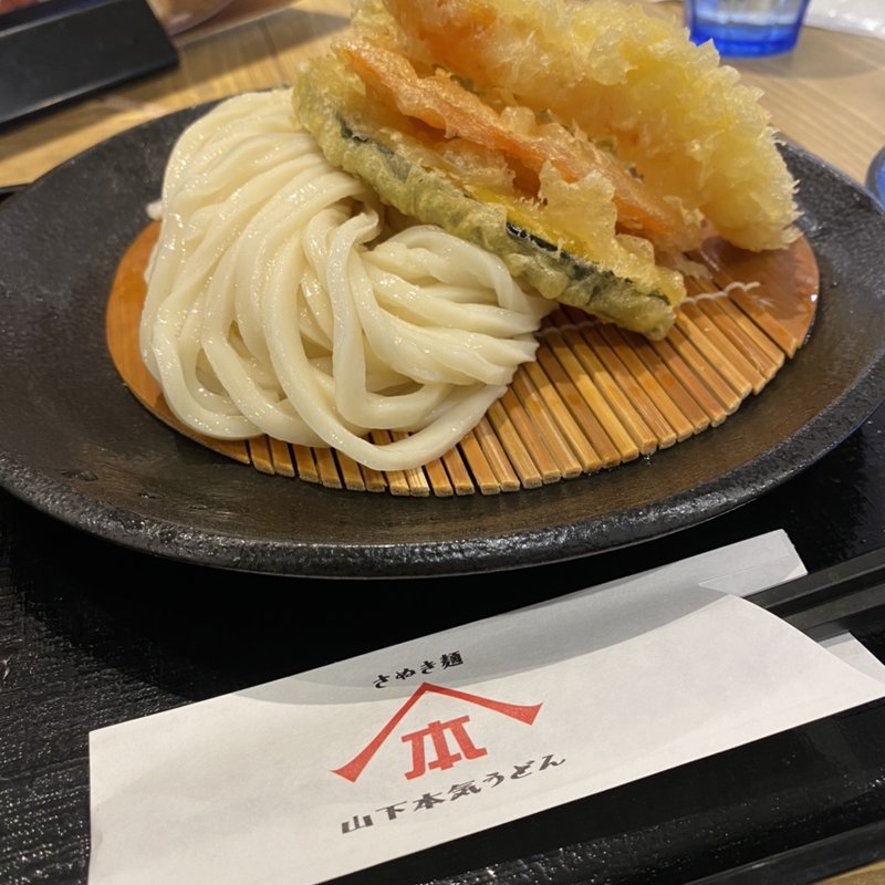 天ぷらうどん(山下本気うどん 渋谷並木橋)