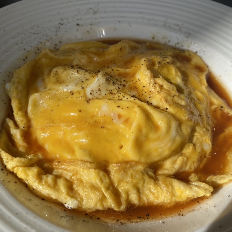 チーズリゾットのオムライス(天現寺カフェ)