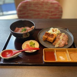 牛肉寿司＆牛丼御膳(牛肉寿司　きんたん)