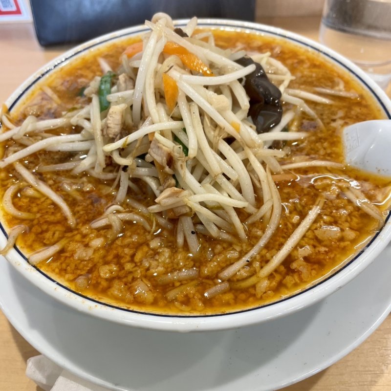 もやしラーメン＋激辛(天家 長岡店 （てんか）)