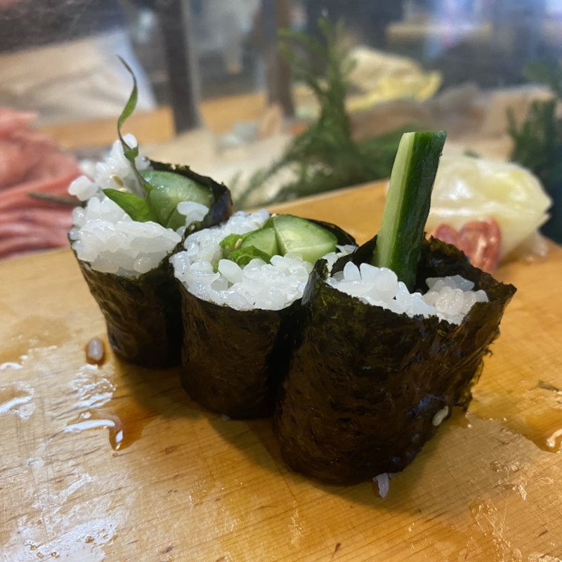 かっぱ巻き(かわなみ鮨)