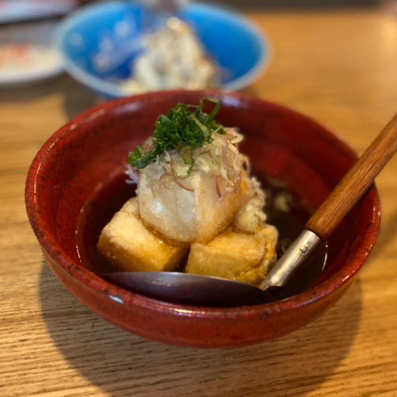 大葉と茗荷の揚げ出し豆腐(にぎりの一歩 )