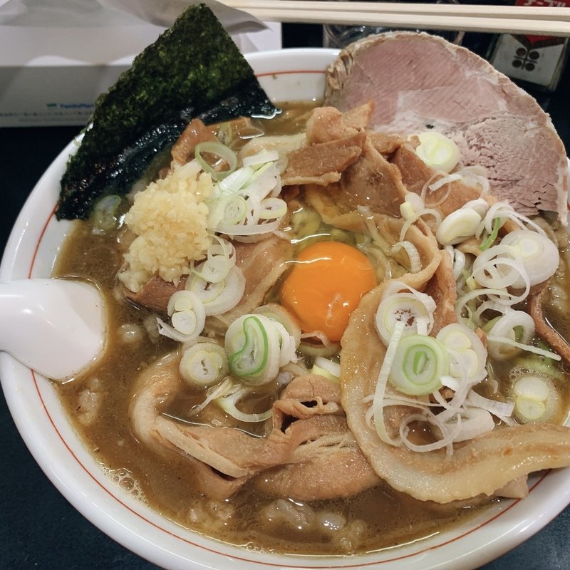 100スペシャル大盛り、つけたま(一条流がんこ総本家分家荒木町)