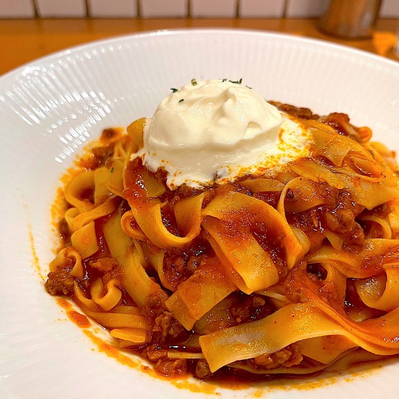 とろーりマスカルポーネのミートソース(イタリアンダイニング DoNA 池袋店)