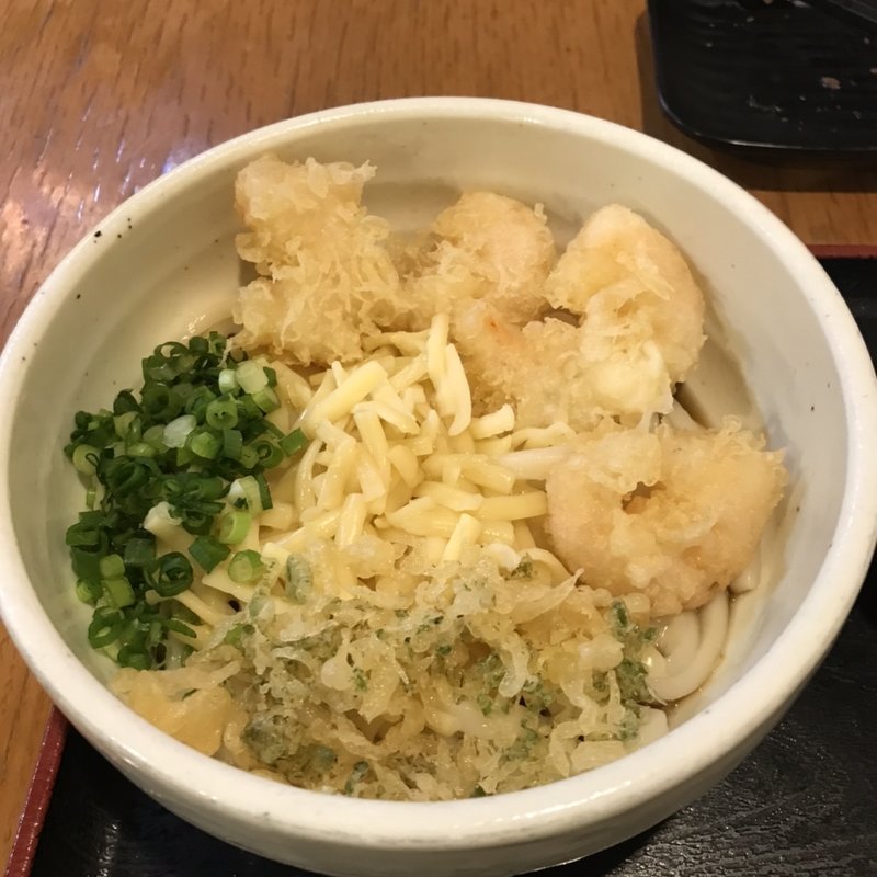 チーズのせ温ぶっかけ(純讃岐 くるみ)