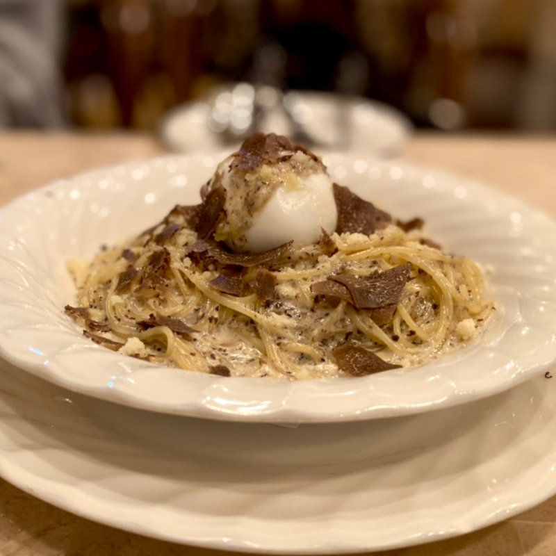 黒トリュフのパスタ(イタリア料理トゥッティ)