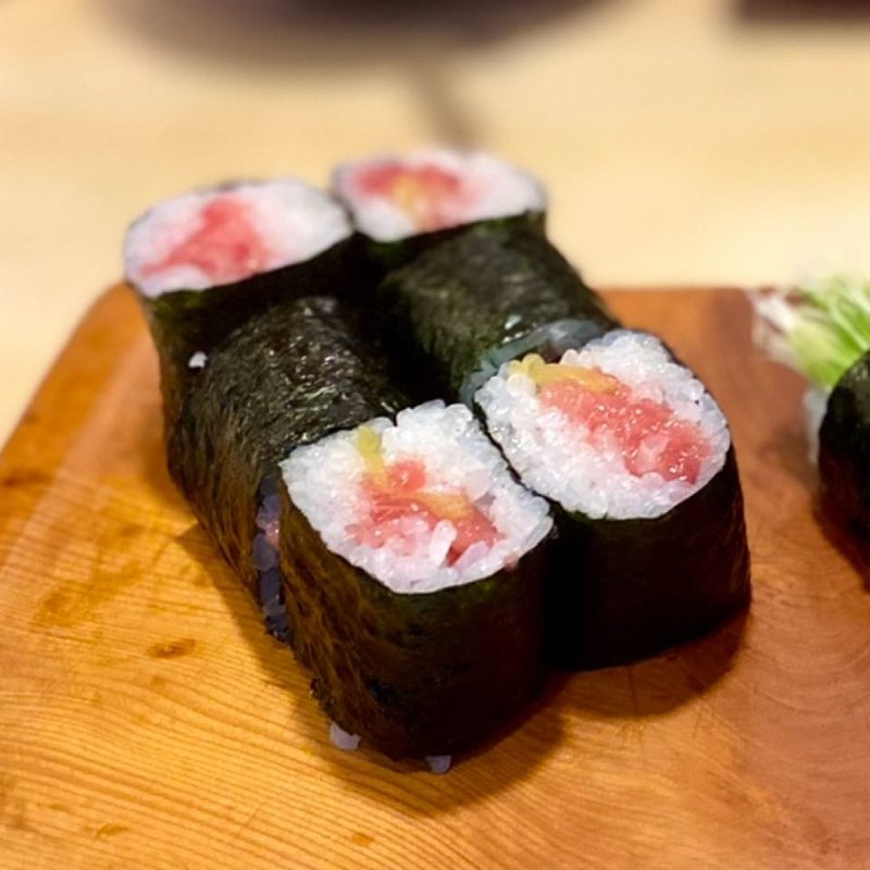 とろたく巻き(魚がし寿司 板橋店)