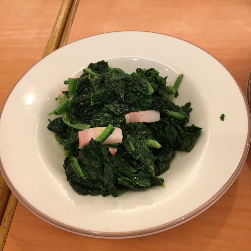 ほうれん草のソテー(サイゼリヤ 阿佐ヶ谷駅南口パール商店街店)