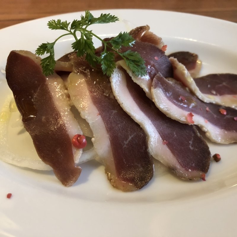 鴨の生ハム(葡萄屋エビス)