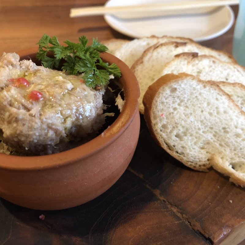 イベリコ豚のリエット(葡萄屋エビス)