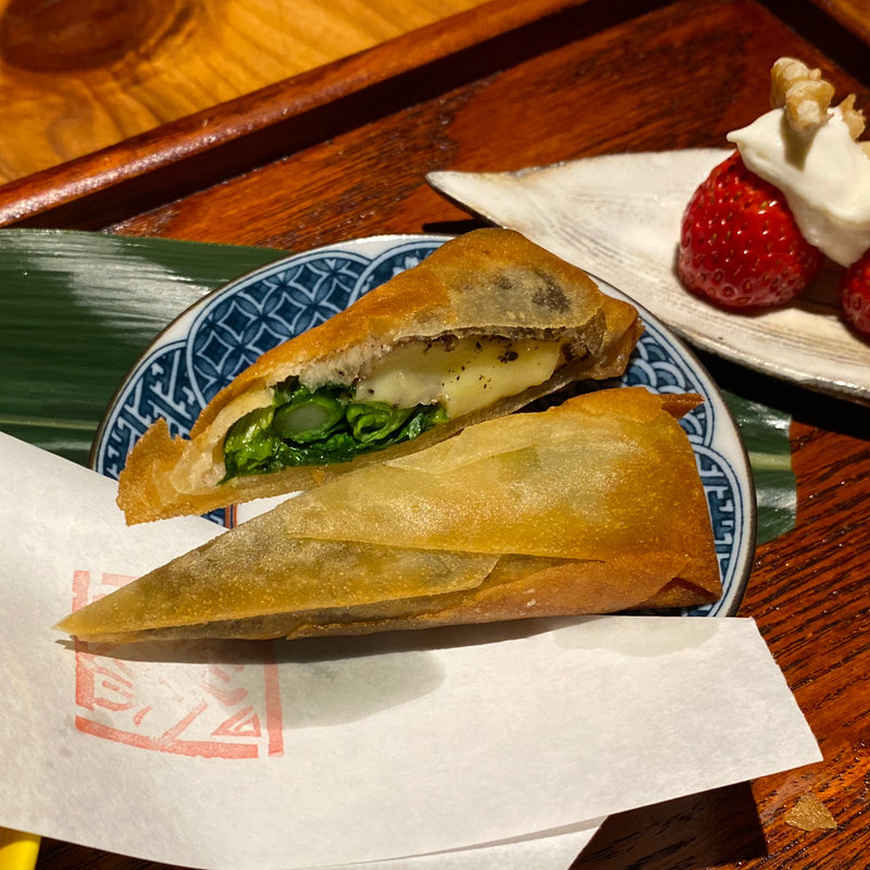 菜の花とチーズの春巻(雛家 中野店)