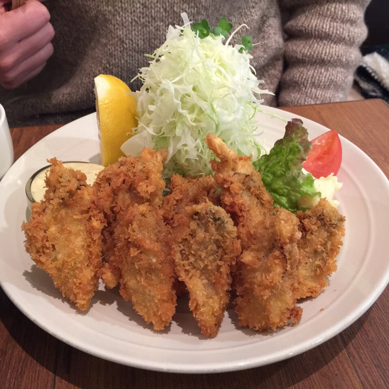 カキフライ(洋食ますだ)