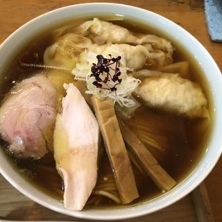 弦乃月雲呑そば(自家製麺と定食 弦乃月)